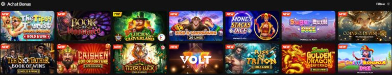 Lucky Games Casino achat bonus