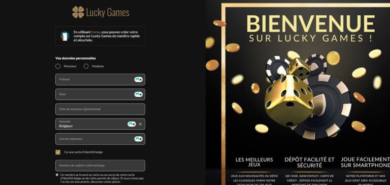 Lucky Games Casino adhésion