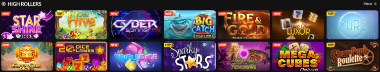 Lucky Games Casino jeux étoiles