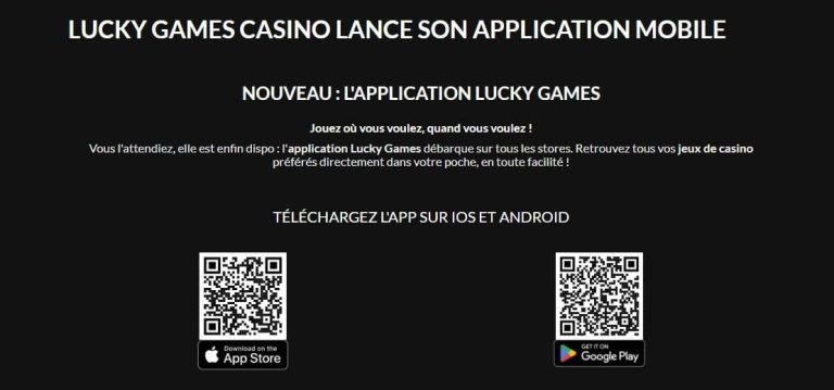 Lucky Games Casino application