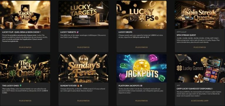 Lucky Games Casino promotions